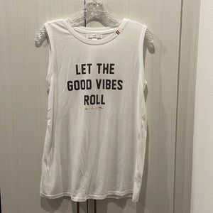 small spiritual gangster good vibes muscle tank